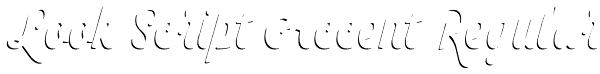 Look Script Accent Regular Font