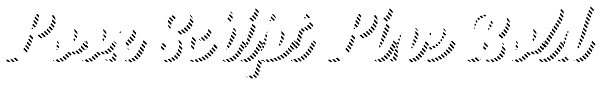 Look Script Line Bold Font