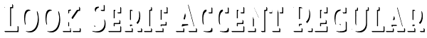Look Serif Accent Regular Font