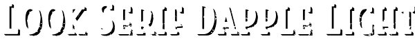 Look Serif Dapple Light Font