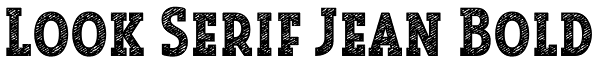 Look Serif Jean Bold Font