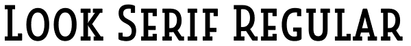 Look Serif Regular Font