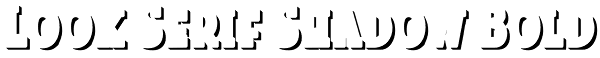 Look Serif Shadow Bold Font