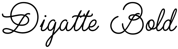 Digatte Bold Font