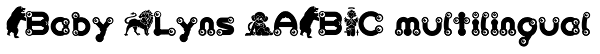 Baby Lyns ABC multilingual Font