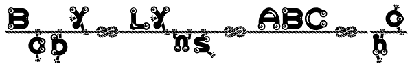 Baby Lyns ABC ho Font