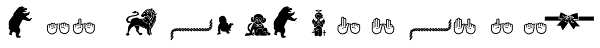 Baby Lyns ABC dingbatz Font