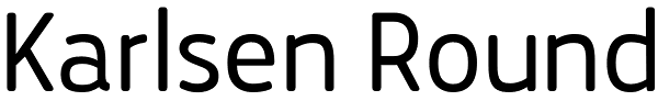 Karlsen Round Font
