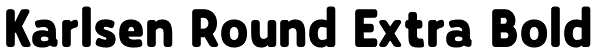 Karlsen Round Extra Bold Font