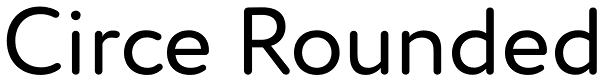 Circe Rounded Font