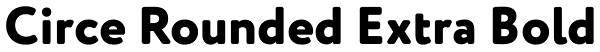 Circe Rounded Extra Bold Font