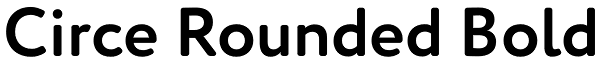 Circe Rounded Bold Font