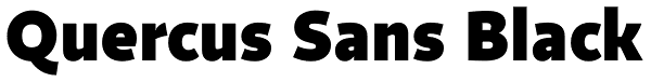Quercus Sans Black Font