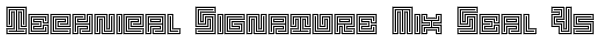 Technical Signature Mix Seal Vs Font