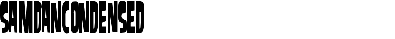 SamdanCondensed Font