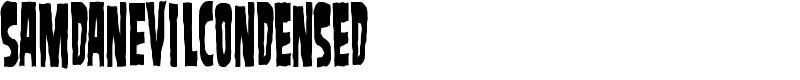 SamdanEvilCondensed Font
