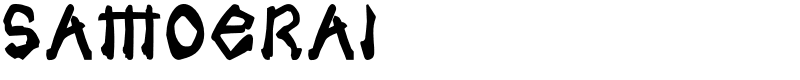 Samoerai Font