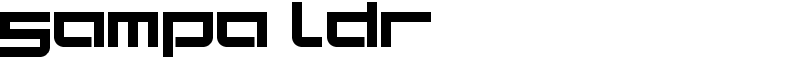 Sampa LDR Font