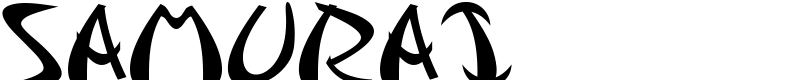 Samurai Font