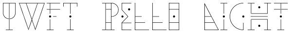 YWFT Pello Light Font