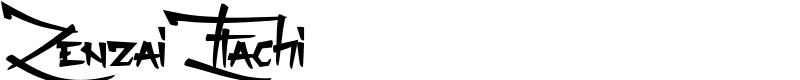 Zenzai Itachi Font