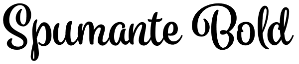 Spumante Bold Font