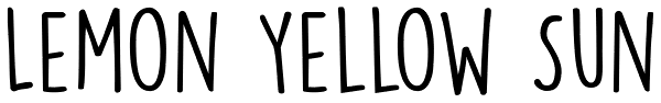 Lemon Yellow Sun Font