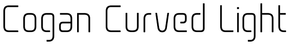 Cogan Curved Light Font