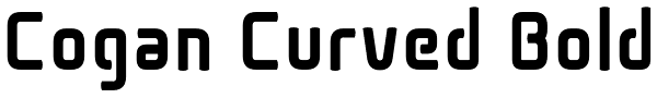 Cogan Curved Bold Font