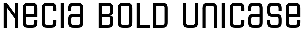 Necia Bold Unicase Font