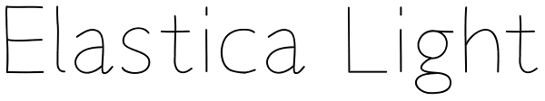 Elastica Light Font