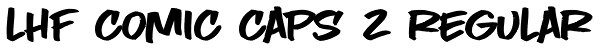 LHF Comic Caps 2 Regular Font