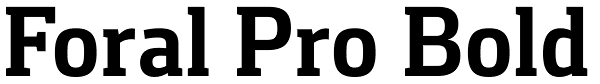 Foral Pro Bold Font