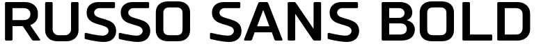 Russo Sans Bold Font