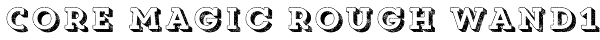 Core Magic Rough Wand1 Font