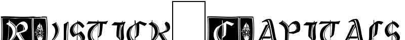 Rustick_Capitals Font