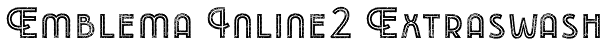 Emblema Inline2 Extraswash Font