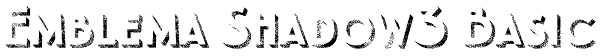 Emblema Shadow3 Basic Font