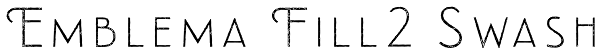Emblema Fill2 Swash Font