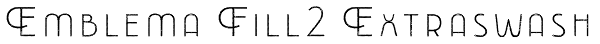 Emblema Fill2 Extraswash Font