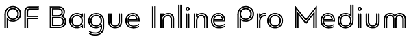 PF Bague Inline Pro Medium Font