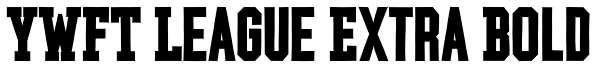 YWFT League Extra Bold Font