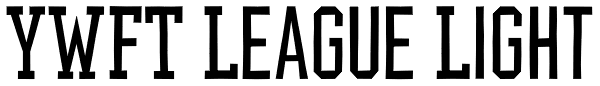 YWFT League Light Font