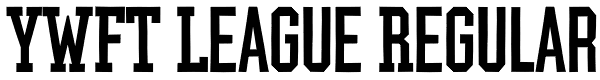 YWFT League Regular Font