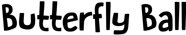 Butterfly Ball Font