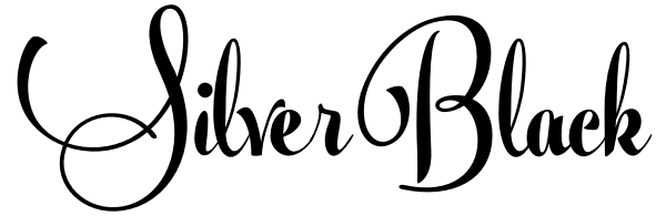 Silver Black Font