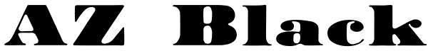 AZ Black Font