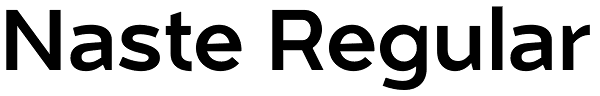 Naste Regular Font