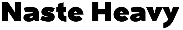 Naste Heavy Font