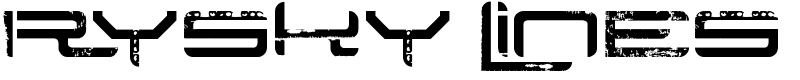 Rysky Lines Font